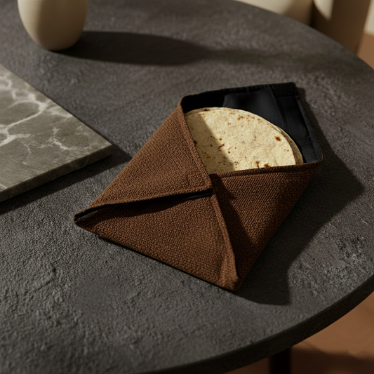 Fine Jute - Espresso Roti Kapra Trendy Home