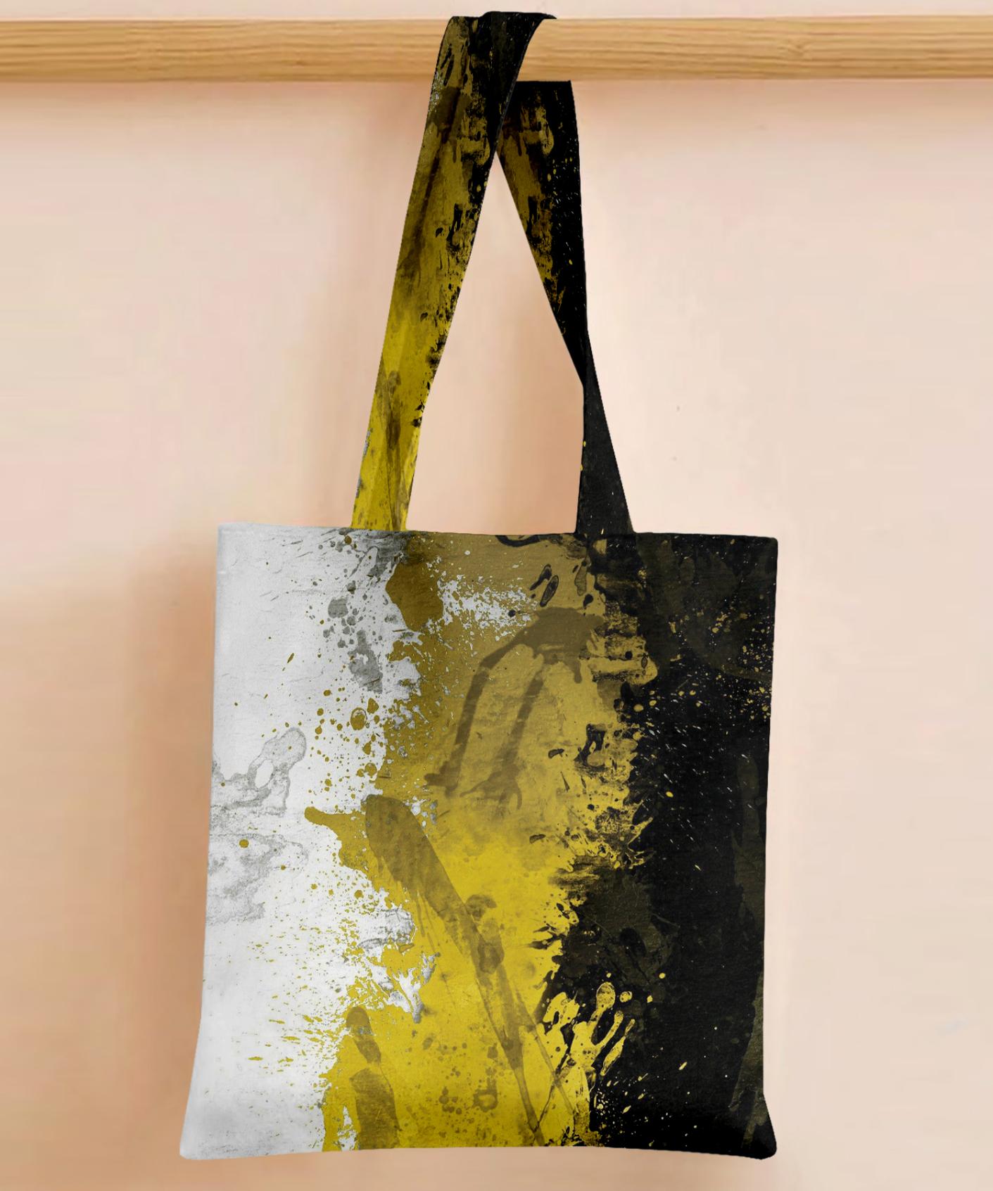 Printed - Sparkling Gold Tote Bag Trendy Home