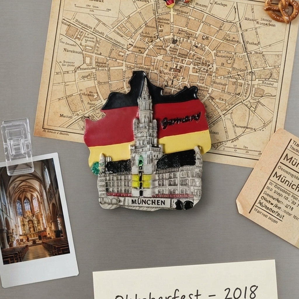 Munchen Germany Fridge Magnet trendy home