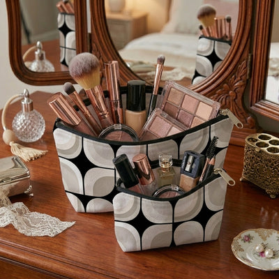 Printed - Retro Slate Cosmetic Pouch Trendy Home