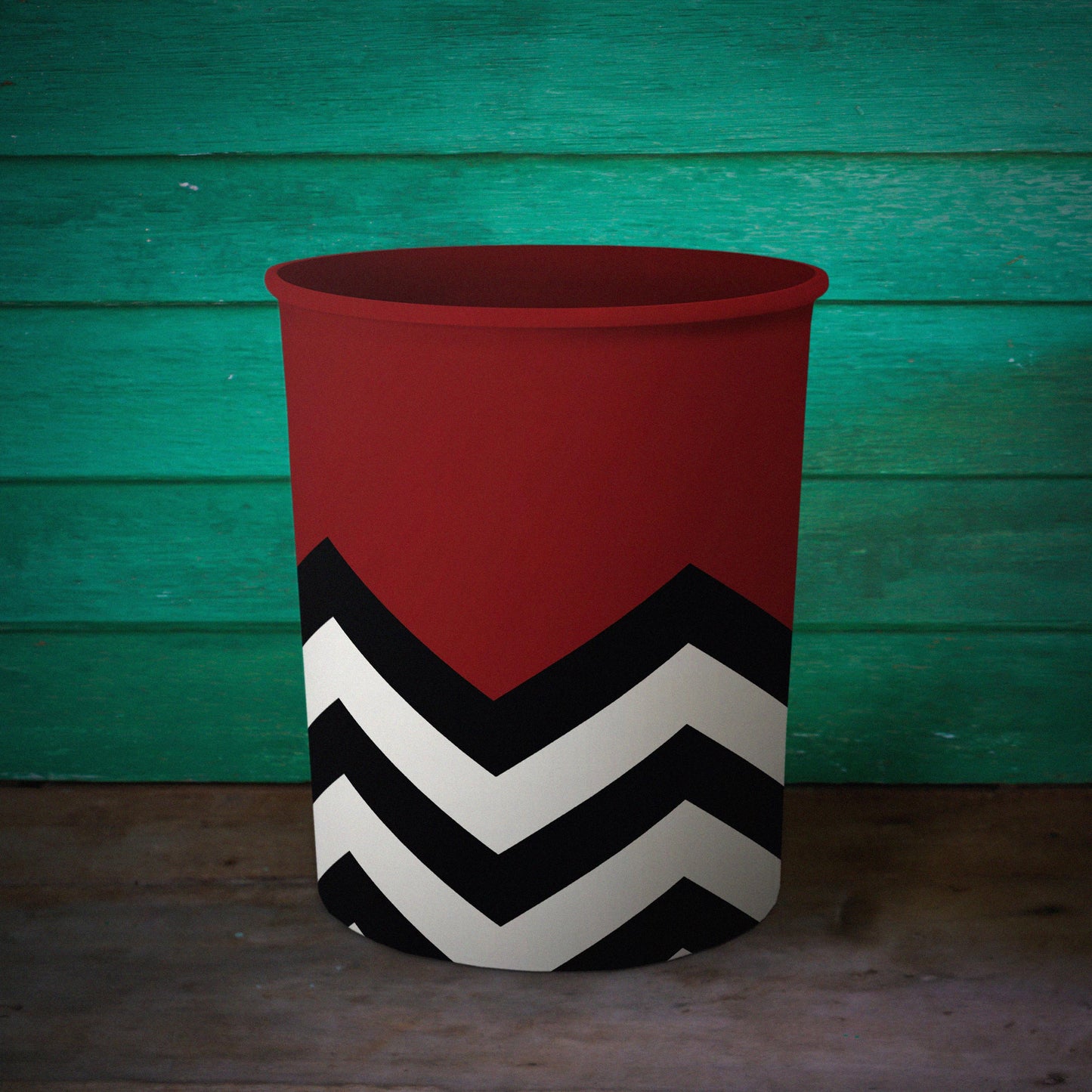 Lisbon Patterned Dustbin Trendy Home