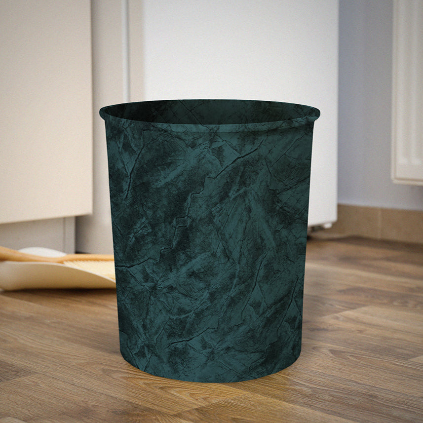 Turkish Velvet - Navy Blue Dustbin Trendy Home