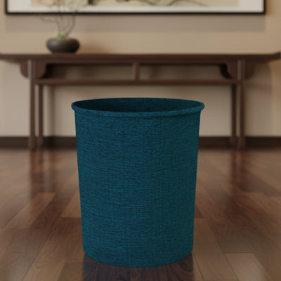 Fine Jute - Dark Turquoise Dustbin Trendy Home