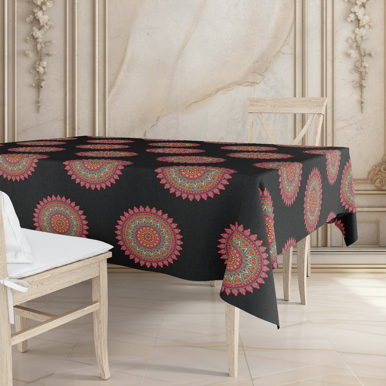 Printed - Elegans Crown Tablecloth Trendy Home