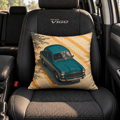 Classic Teal Cruiser Cushion Cover Trendy Home