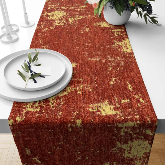 Shanghai Velvet - Rust Table Runner Trendy Home