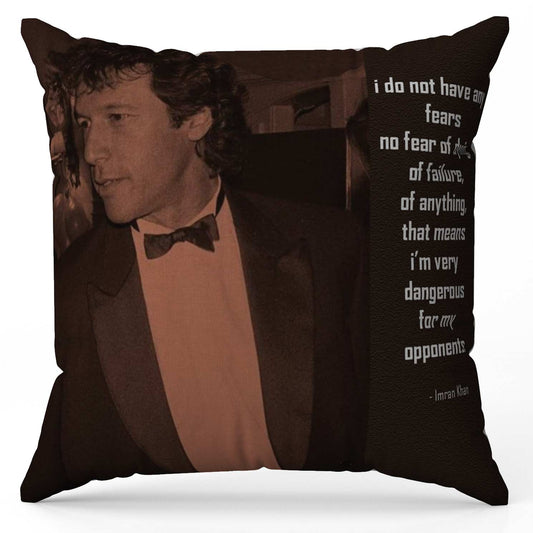 Imran Khan's Determination Cushion Cover Trendy Home