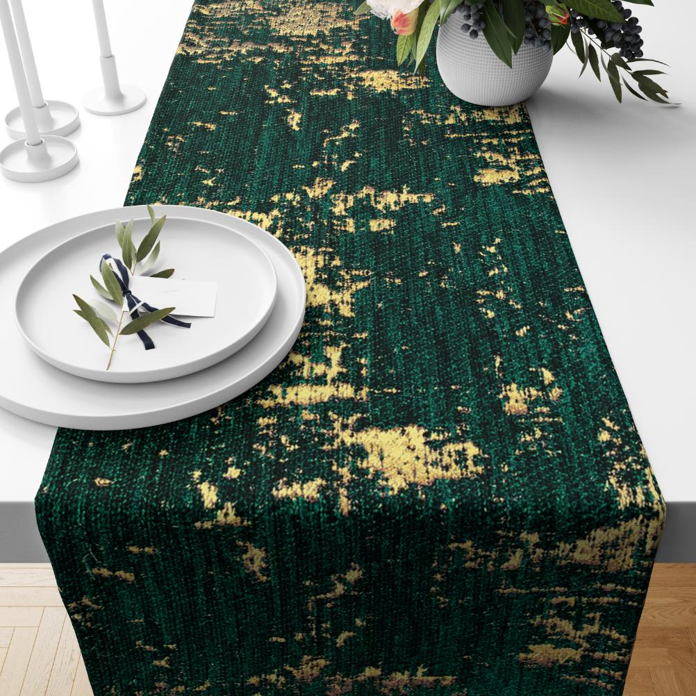 Shanghai Velvet - Emerald Table Runner Trendy Home