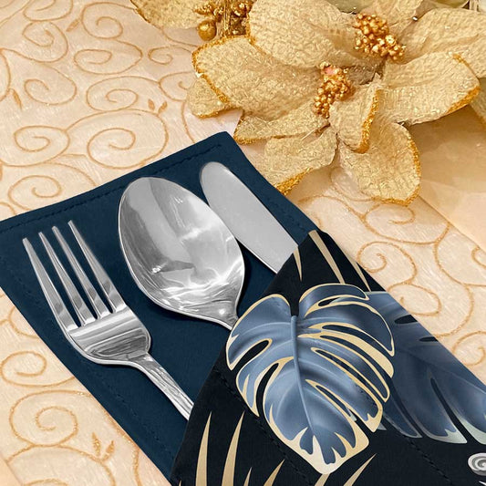 Printed - Moon Leaves Cutlery Pouch