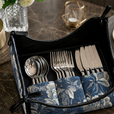 Printed - Midnight Weave Cutlery Tray Trendy Home