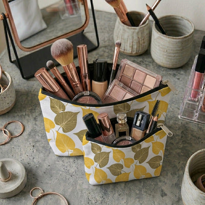 Printed - Autumn Cosmetic Pouch Trendy Home