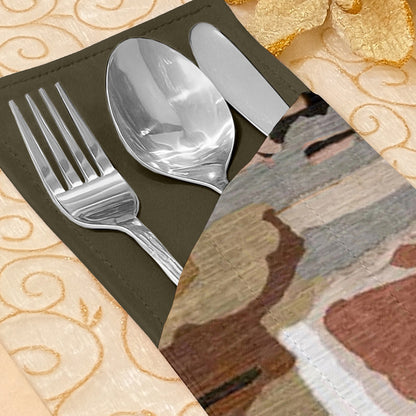 Printed - Artisan Mosaic Cutlery Pouch Trendy Home