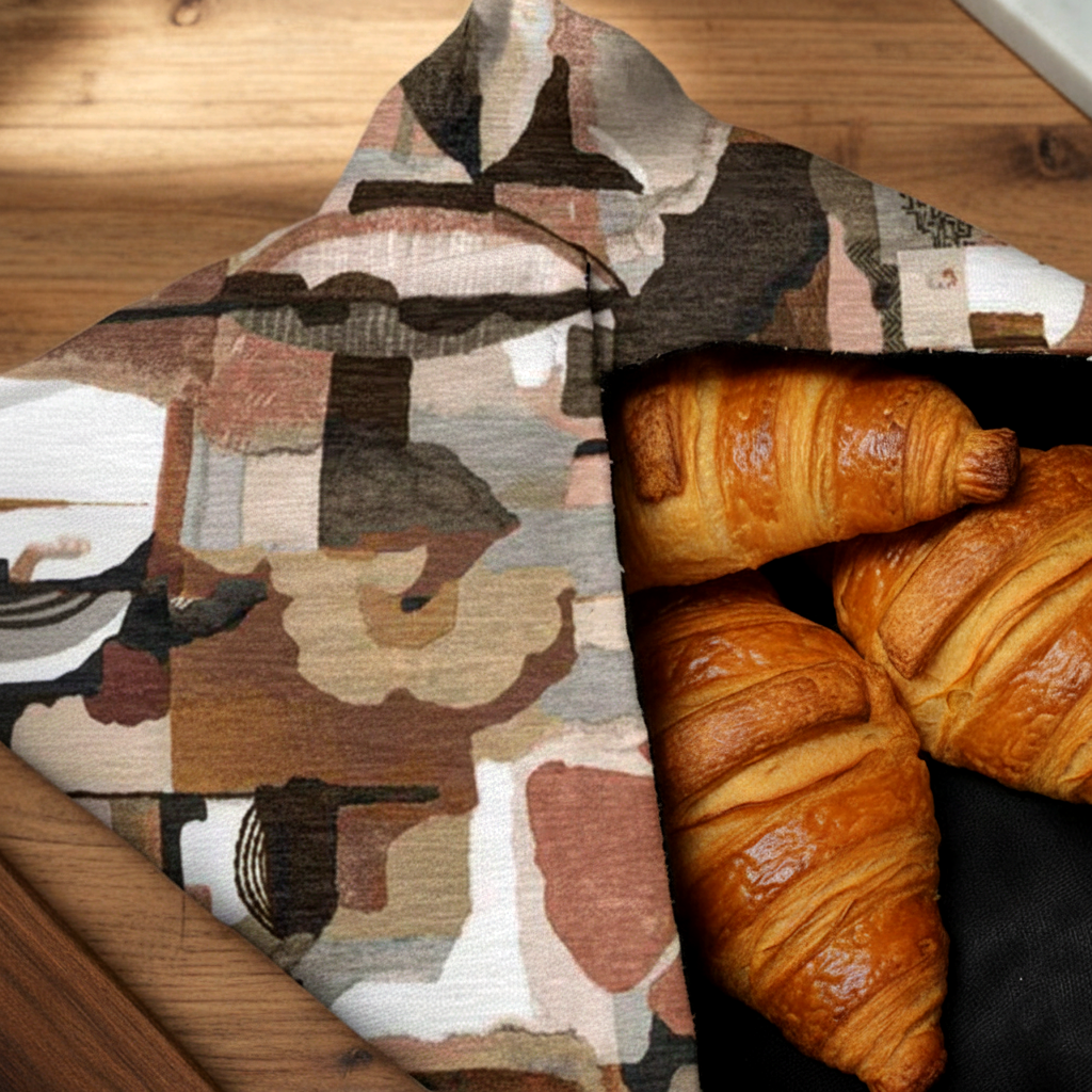 Printed - Artisan Mosaic Roti Kapra Trendy Home