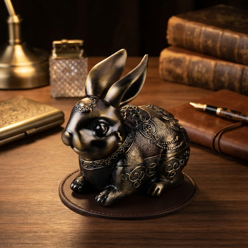 Metallic - Rabbit Ashtray