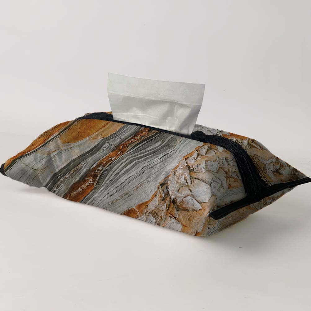 Earth Jasper Marble-Stone Tissue Box Trendy Home