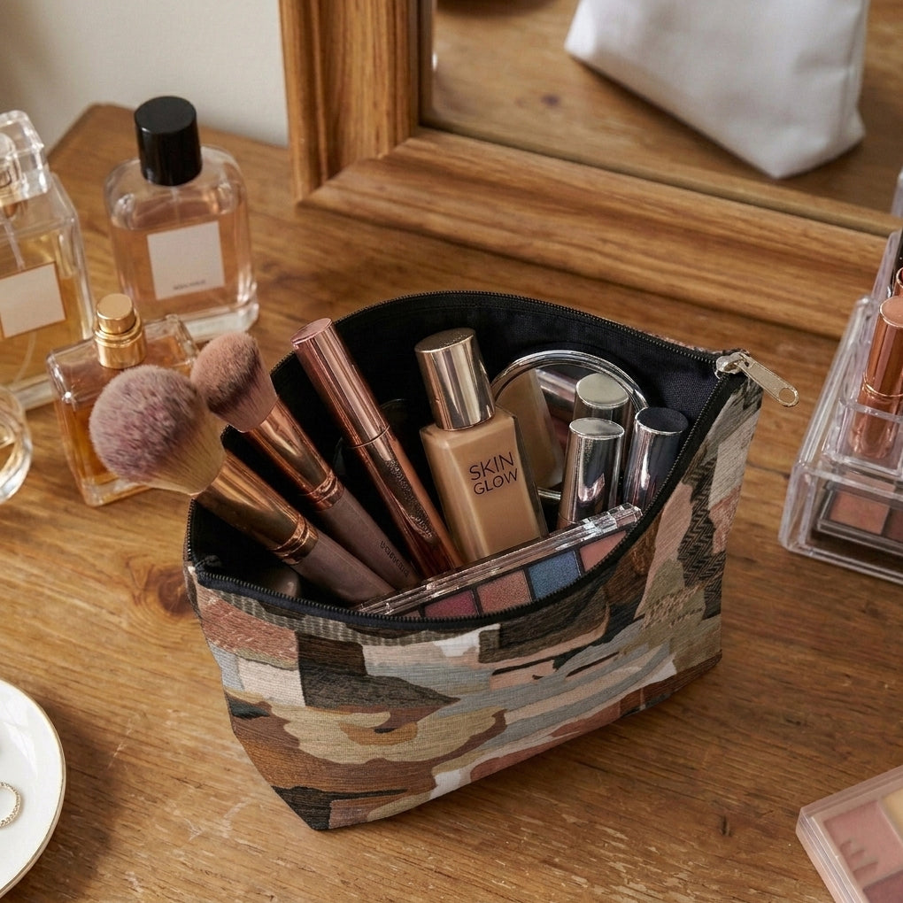 Printed - Artisan Mosaic Cosmetic Pouch