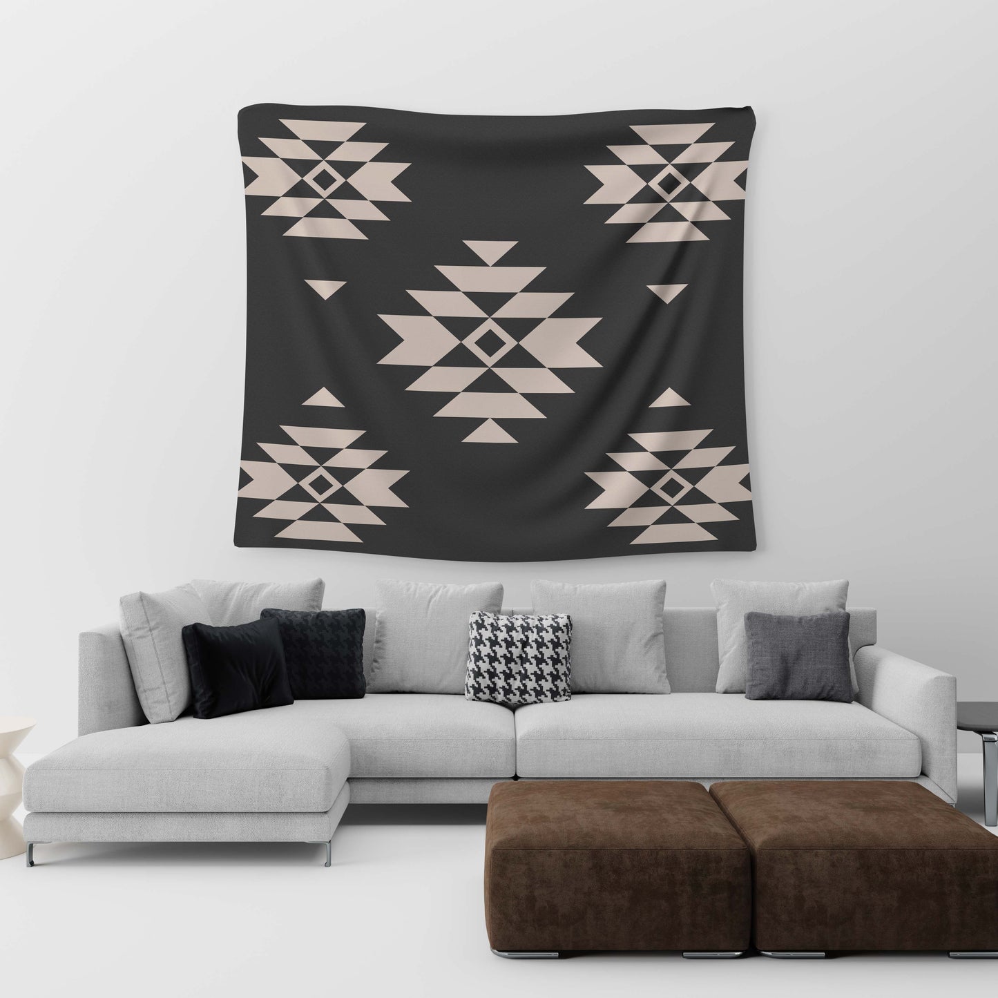 Rugged Black Tapestry Trendy Home