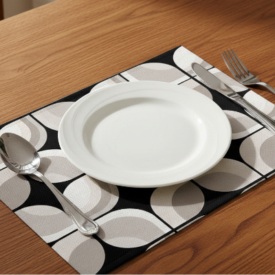 Printed - Retro Slate Table Mat Trendy Home