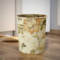 Printed - Beige Fort  Dustbin