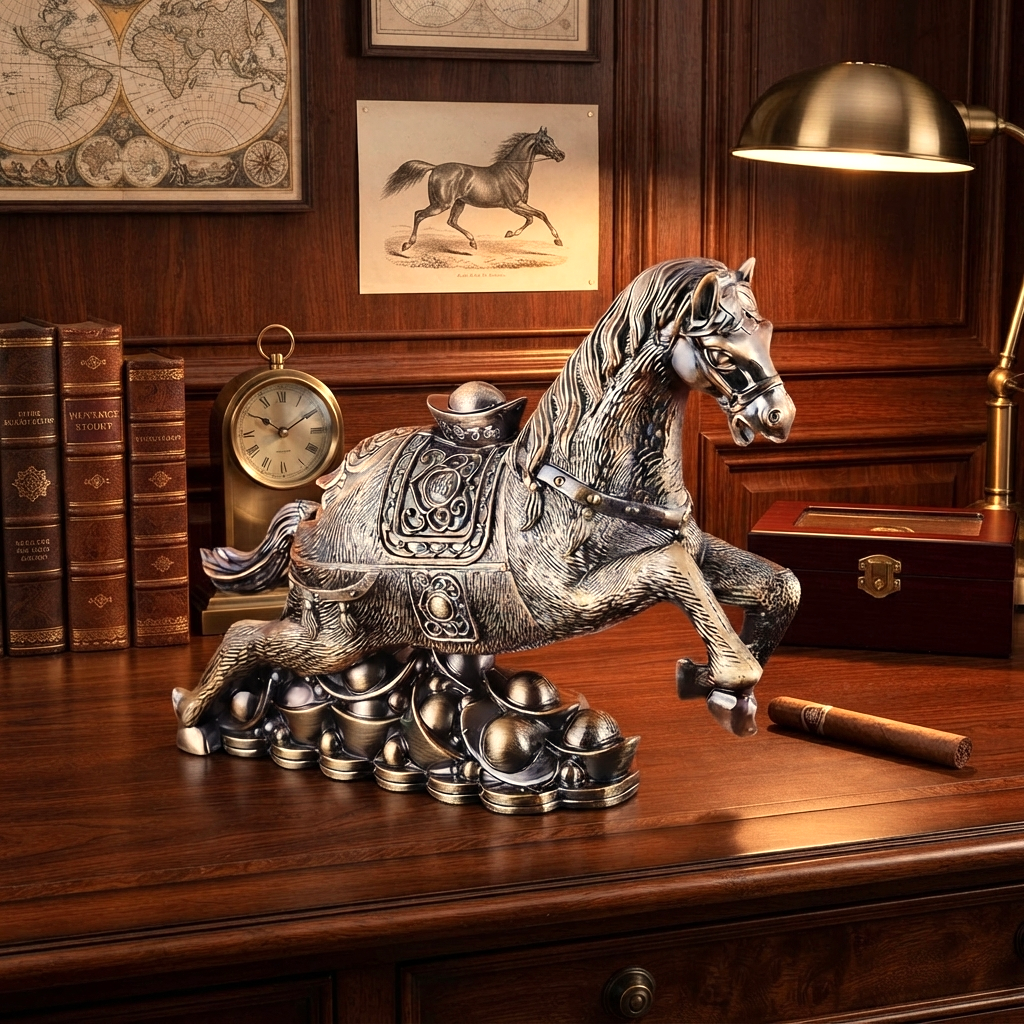 Metallic - Horse Ashtray
