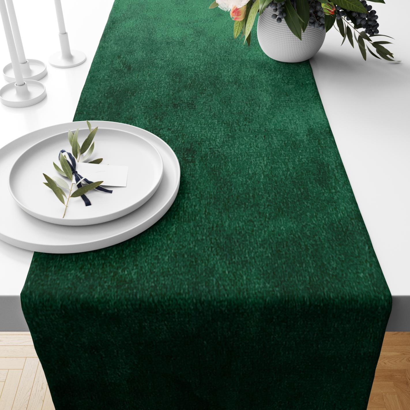 Malai Velvet - Emerald Table Runner Trendy Home