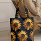 Printed - Sunflower Tote Bag Trendy Home