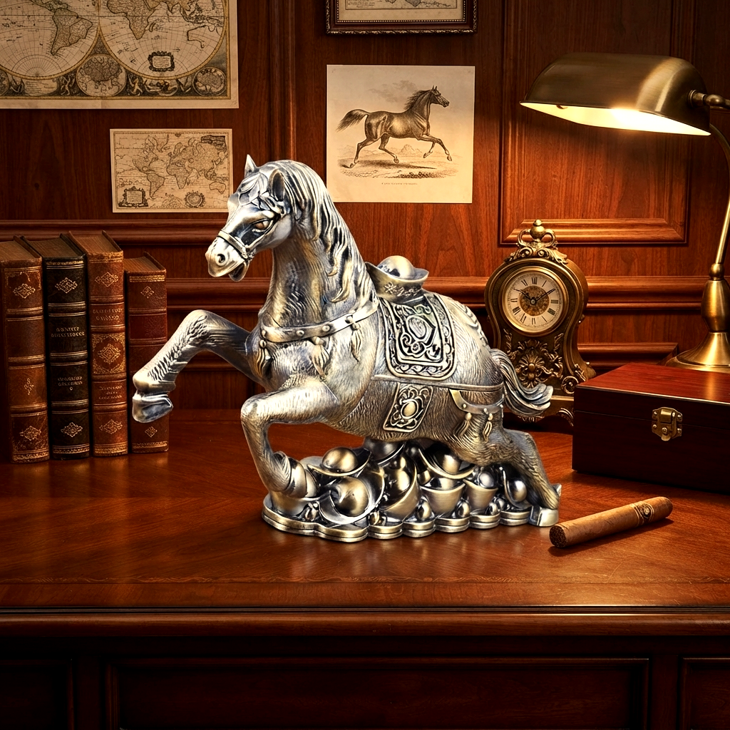 Metallic - Horse Ashtray