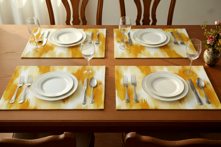 Printed - Solar Brushstroke Table Mat Trendy Home