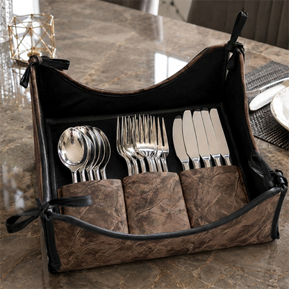 Turkish Velvet - Bronze Cutlery Tray