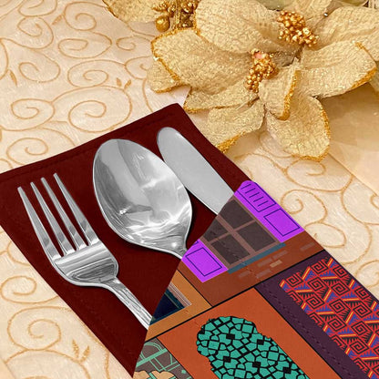 Printed - Mughal Cutlery Pouch