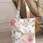 Printed - Pink Rose Tote Bag Trendy Home