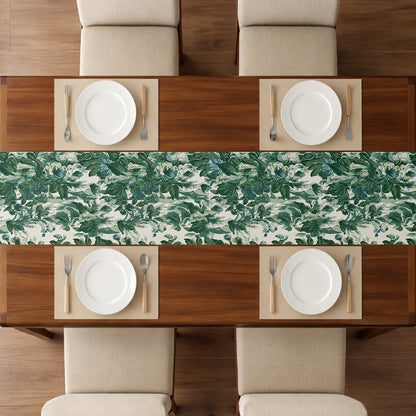Printed - Victorian Green Table Runner Trendy Home