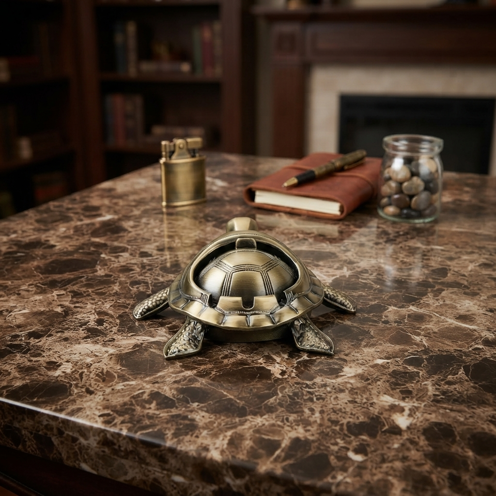 Metallic - Turtle Ashtray