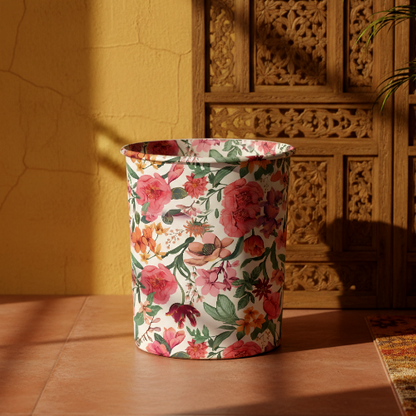 Printed - Meadows Flora Dustbin Trendy Home