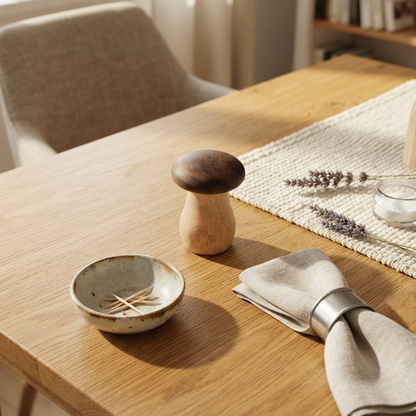 Wooden - Mushroom Toothpick Holder