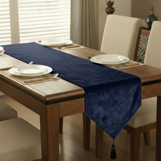 Malai Velvet - Midnight Table Runner Trendy Home