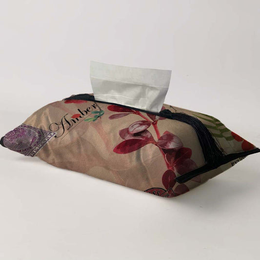 Red Flower Tissue Box Trendy Home