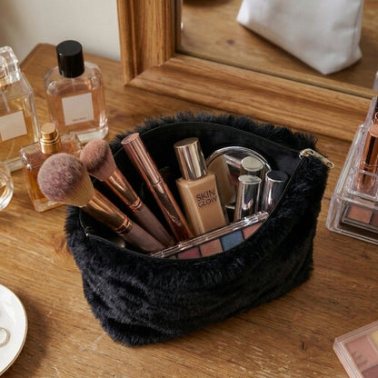 Cat Fur - Obsidian Cosmetic Pouch