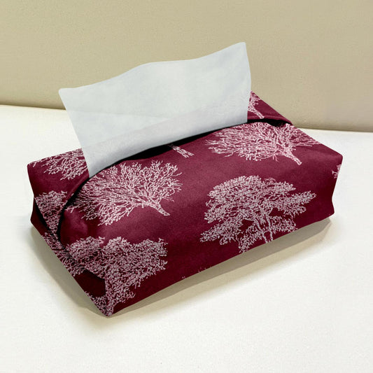 Shanghai - Ruby Tissue Box Trendy Home