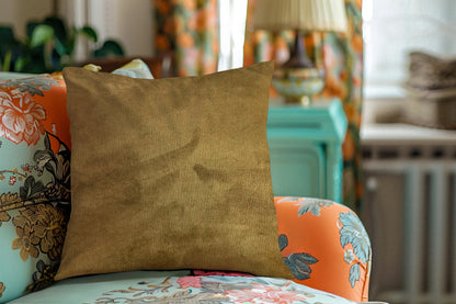 Malai Velvet - Fawn Cushion Cover