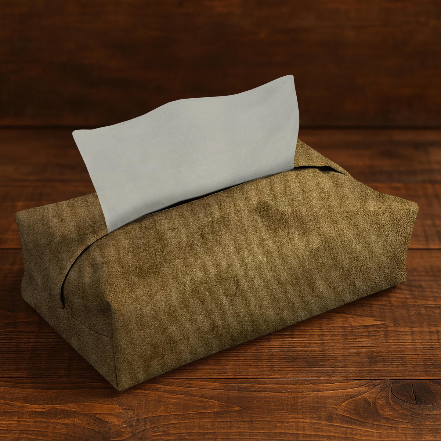 Malai Velvet - Fawn Tissue Box