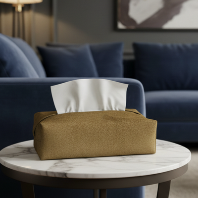 Malai Velvet - Fawn Tissue Box Trendy Home