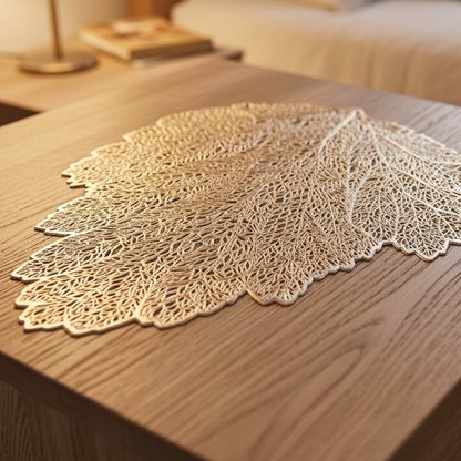 Pvc - Gold Sea Coral Bed Side Table Accent Trendy Home