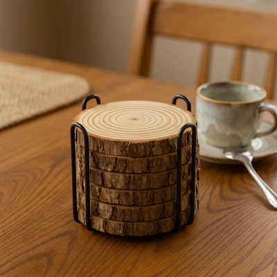 PureWood Tea Coaster Set