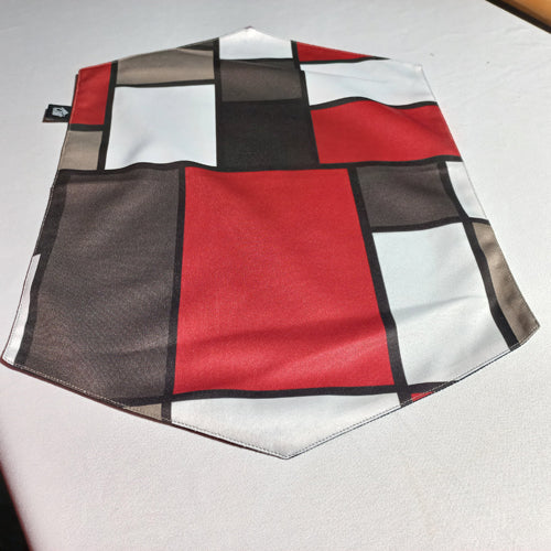 Red Block Small Runner Trendy Home