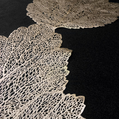 Pvc - Gold Sea Coral Table Runner