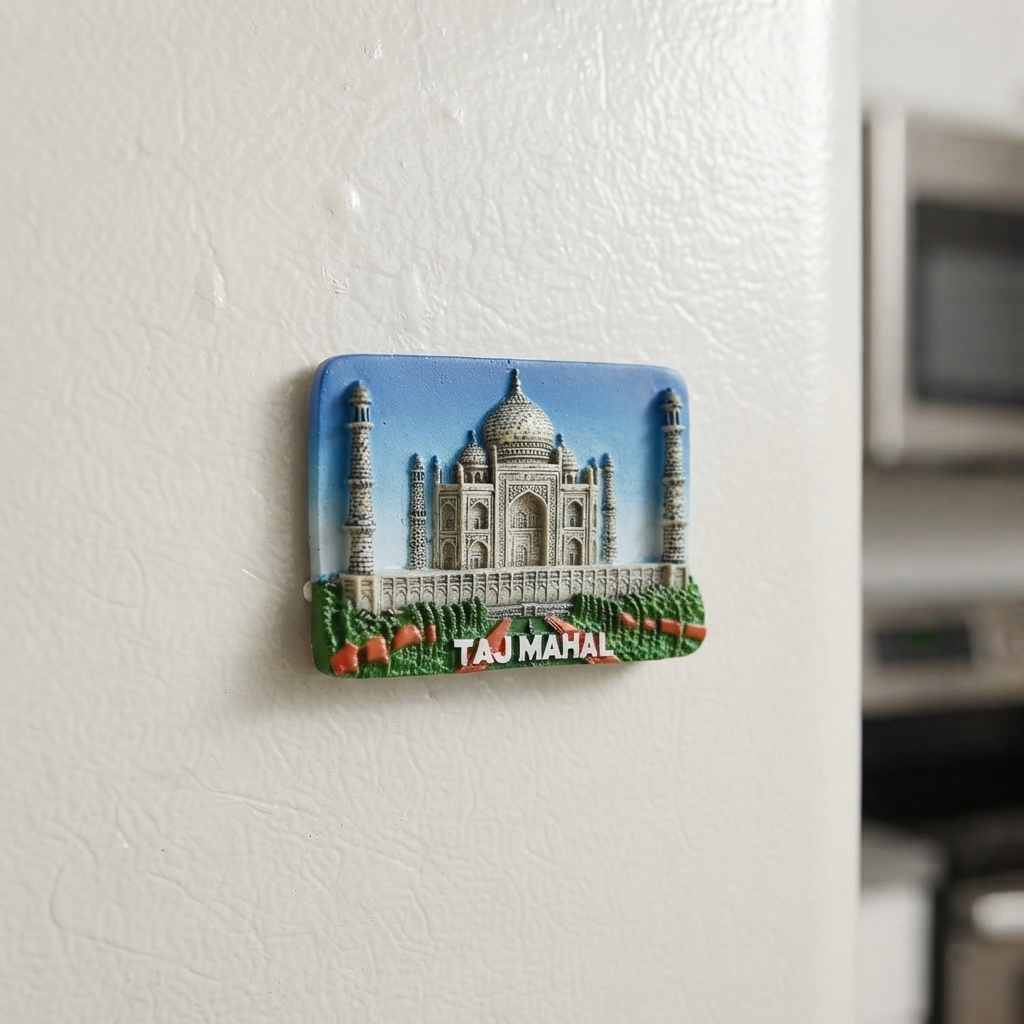 Resin - Taj Mahal Fridge Magnet