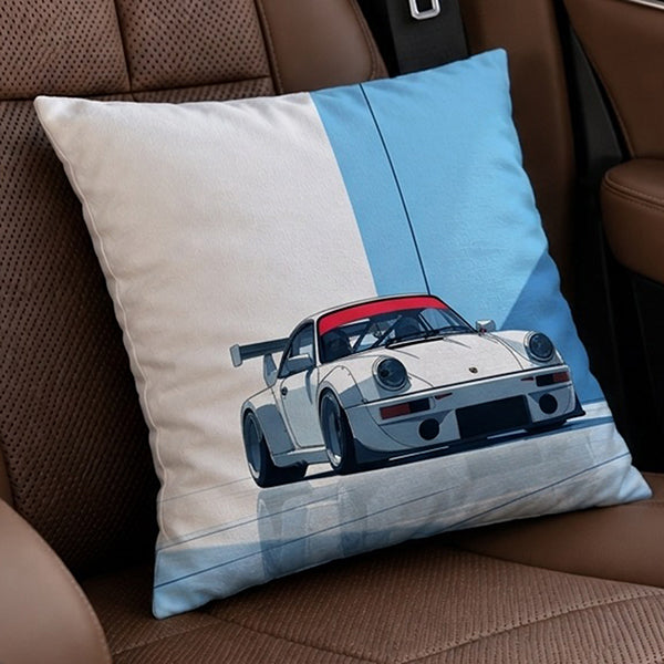 Retro Grand Prix Cushion Cover Trendy Home