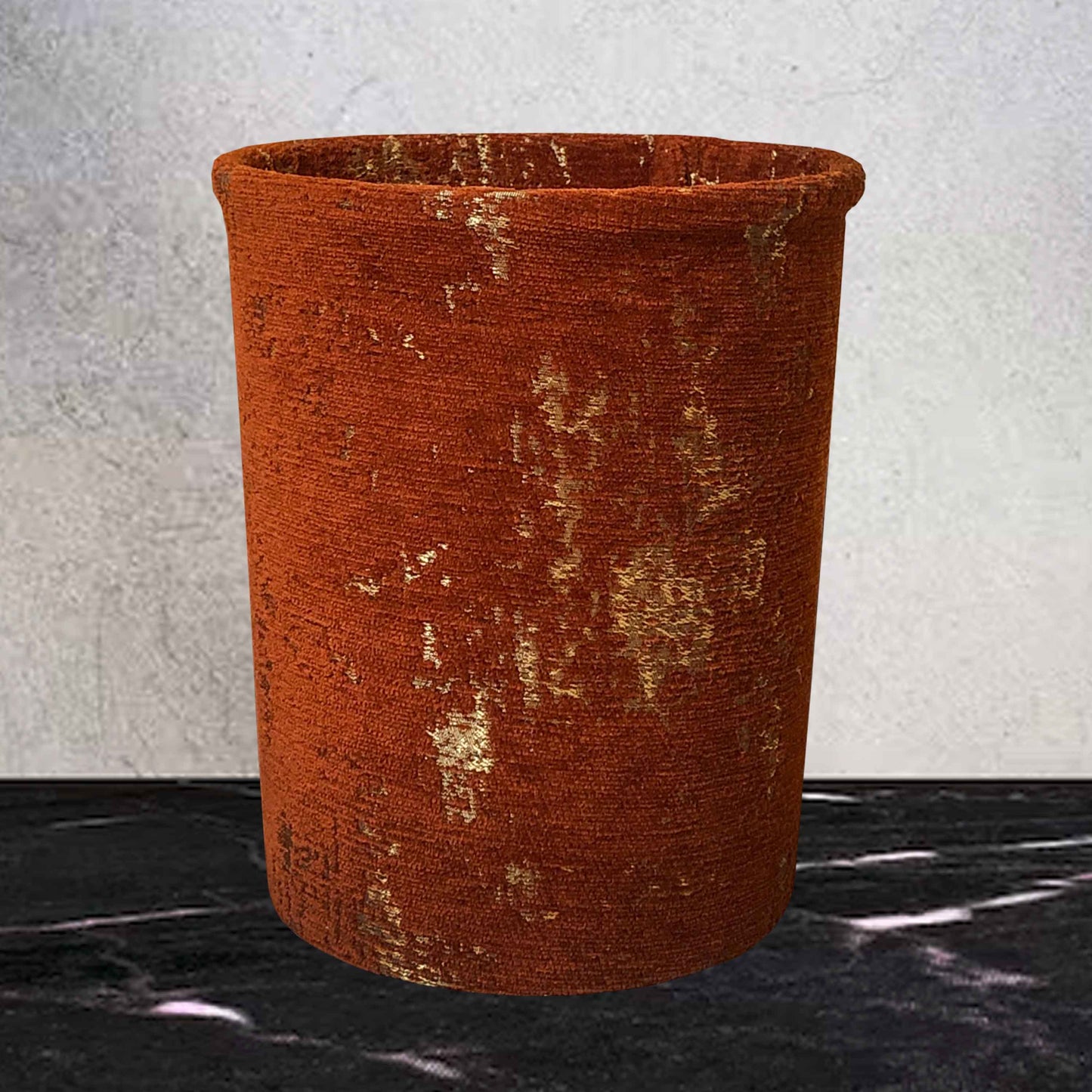 Shanghai Velvet - Rust Dustbin Trendy Home