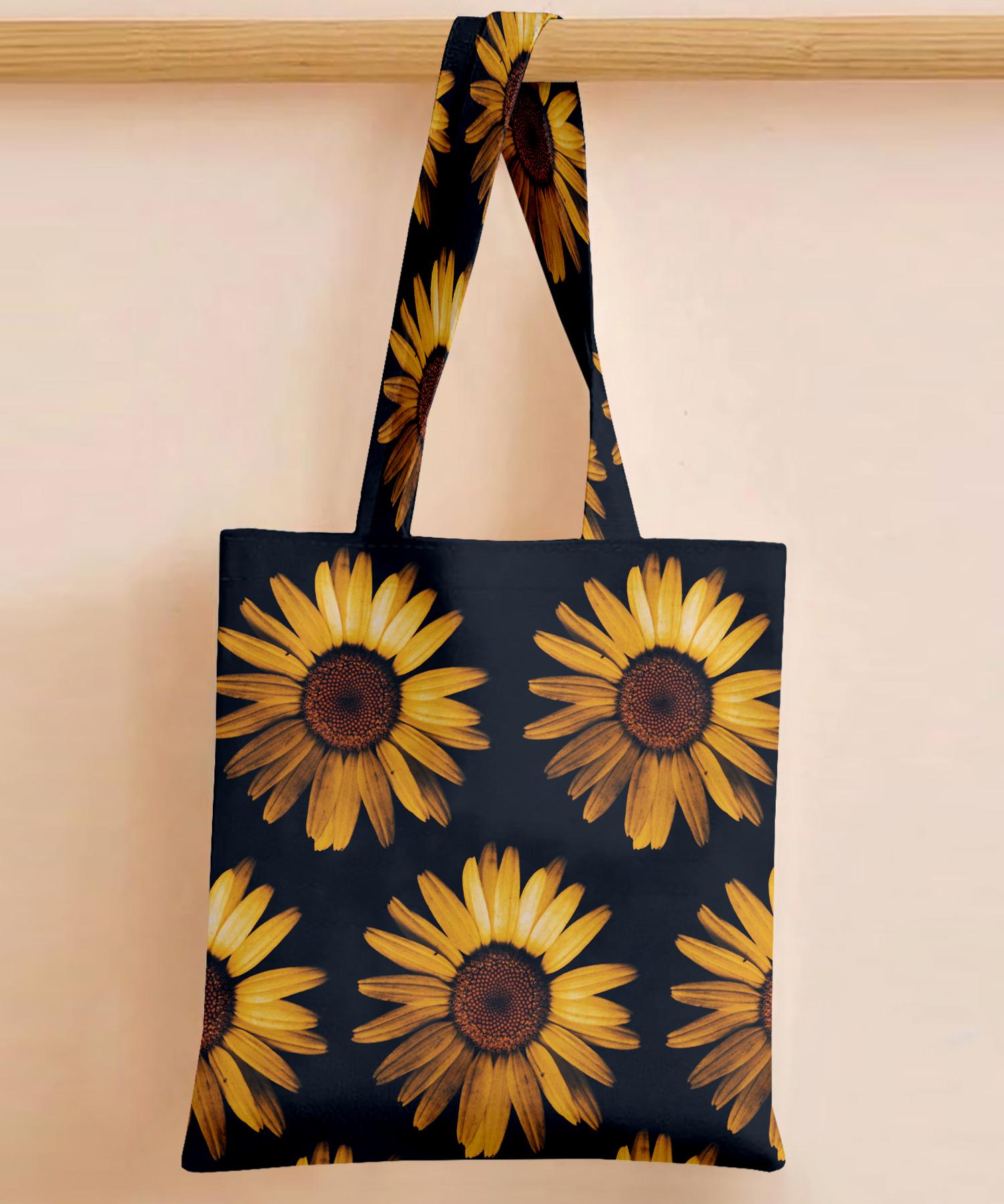 Printed - Sunflower Tote Bag Trendy Home